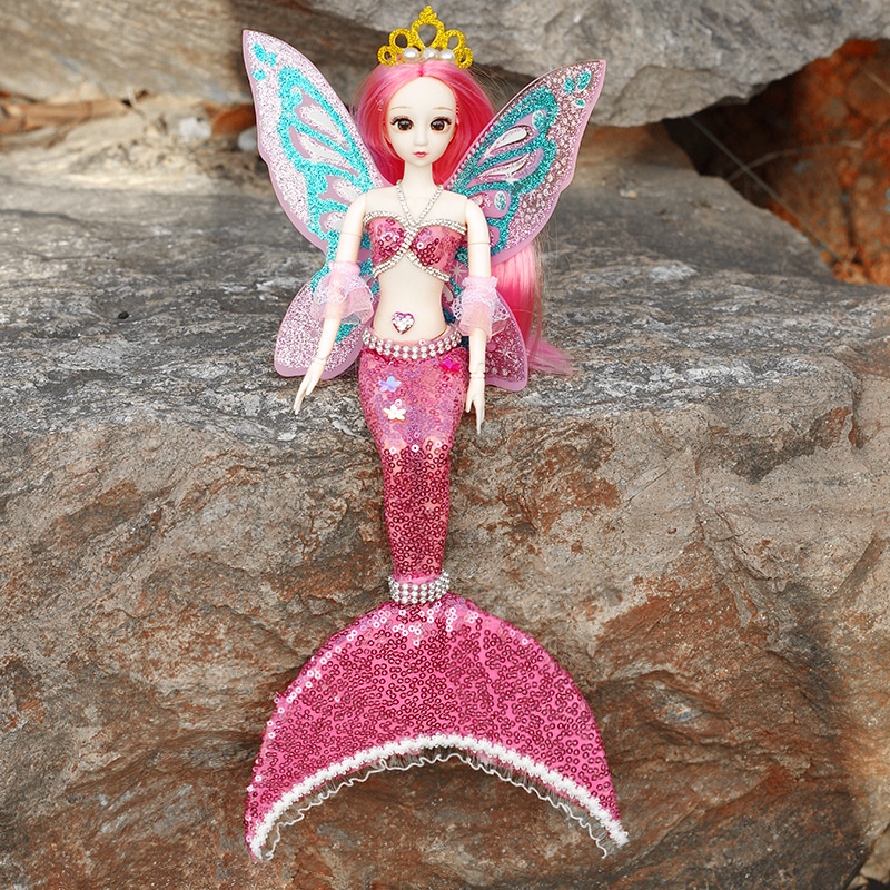 Đồ Chơi Hóa Trang Cho Nàng Tiên Cá Búp Bê Công Chúa Đồ Handmade Búp Bê Barbie Đồ Chơi Trẻ Em