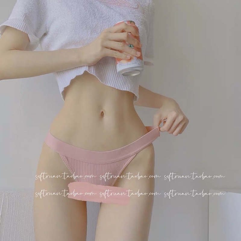 Quần lót cotton dáng basic- Quần cotton màu nữ tính