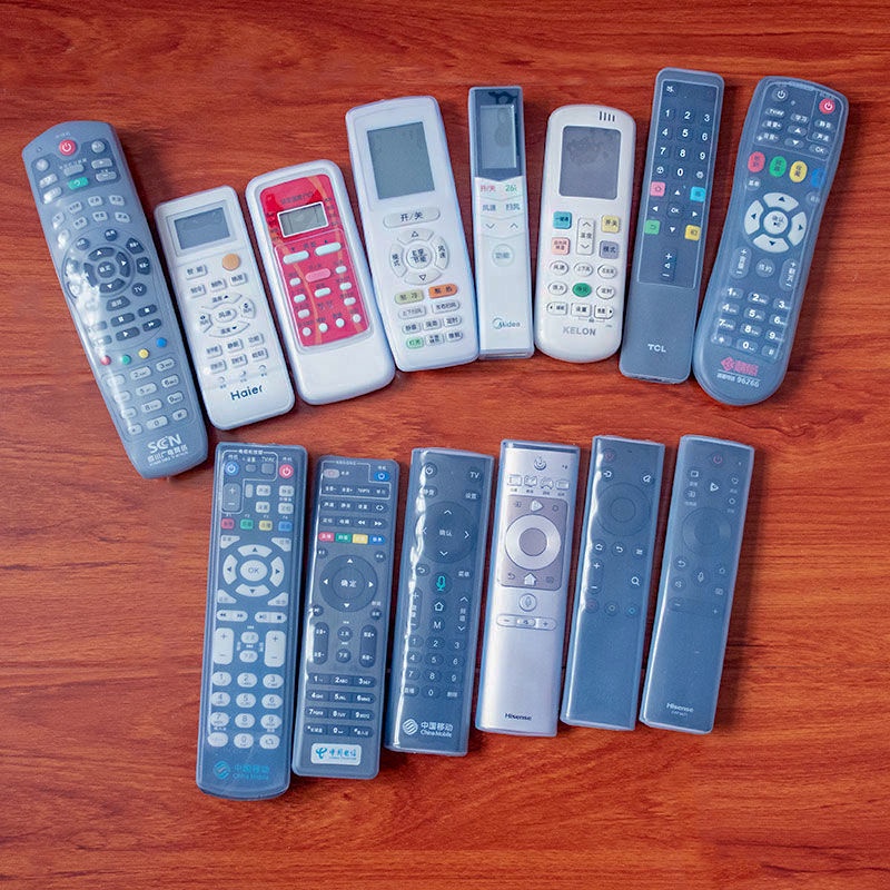 Vỏ Silicon Trong Suốt Bảo Vệ Điều Khiển Từ Xa Cho TV Máy Lạnh