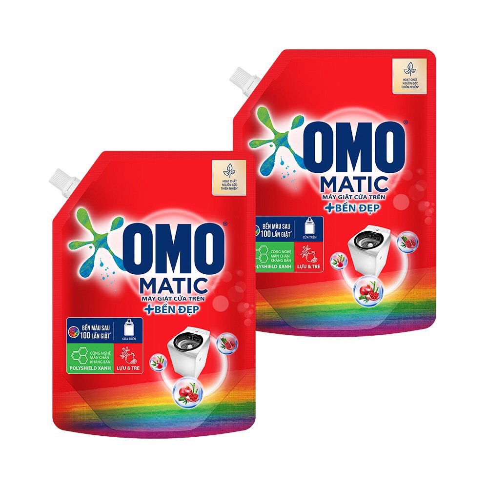 Combo 2 túi Nước Giặt Omo Matic 2.0kgx2