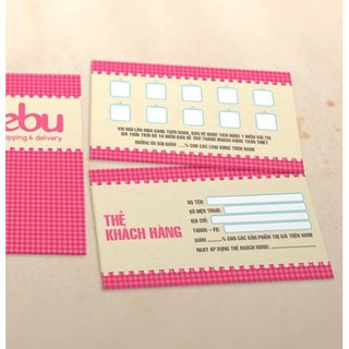 In thẻ tích điểm, card visit
