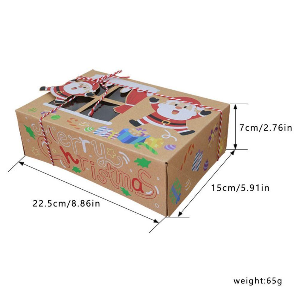 Set 24 Túi Giấy Đựng Kẹo Họa Tiết Bông Tuyết Giáng Sinh Năm Mới Cho Bé