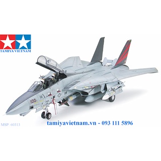 [TAMIYA] 60313 Mô hình máy bay quân sự 1/32 SCALE GRUMMAN F-14A TOMCAT "BLACK KNIGHTS"