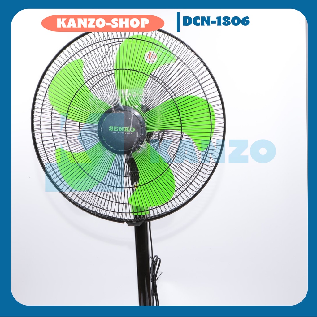 Quạt Đứng Công Nghiệp  Model DCN1806 Senko, sải cánh rộng 43 cm, công suất lớn chạy mạnh
