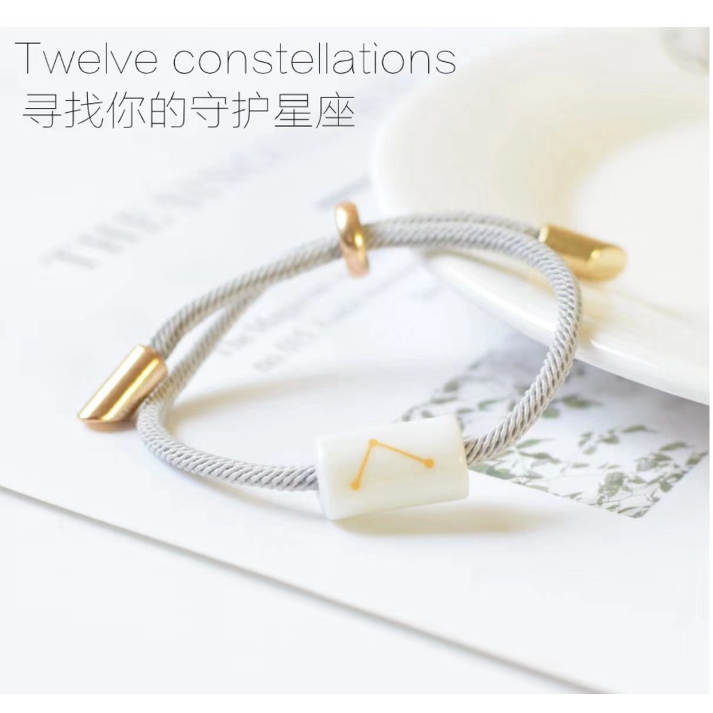 Vòng Đeo Tay Họa Tiết Chòm Sao Mười Hai Chòm Sao Làm Quà Tặng Sinh Nhật