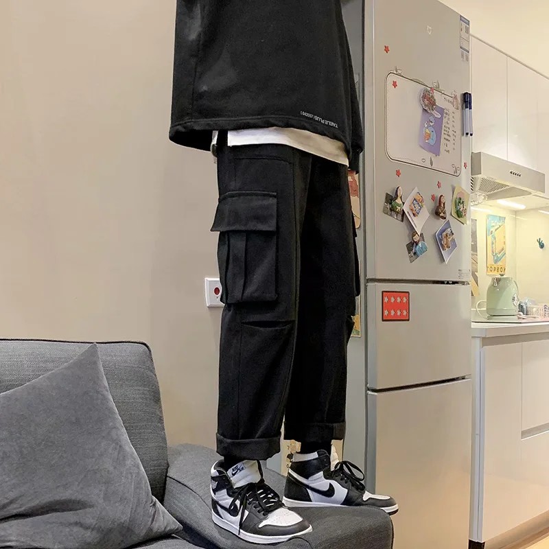 Quần Dài Thể Thao Phong Cách Đường Phố Kiểu Nhật Bản Sành Điệu Cho Nam S-3Xl | BigBuy360 - bigbuy360.vn