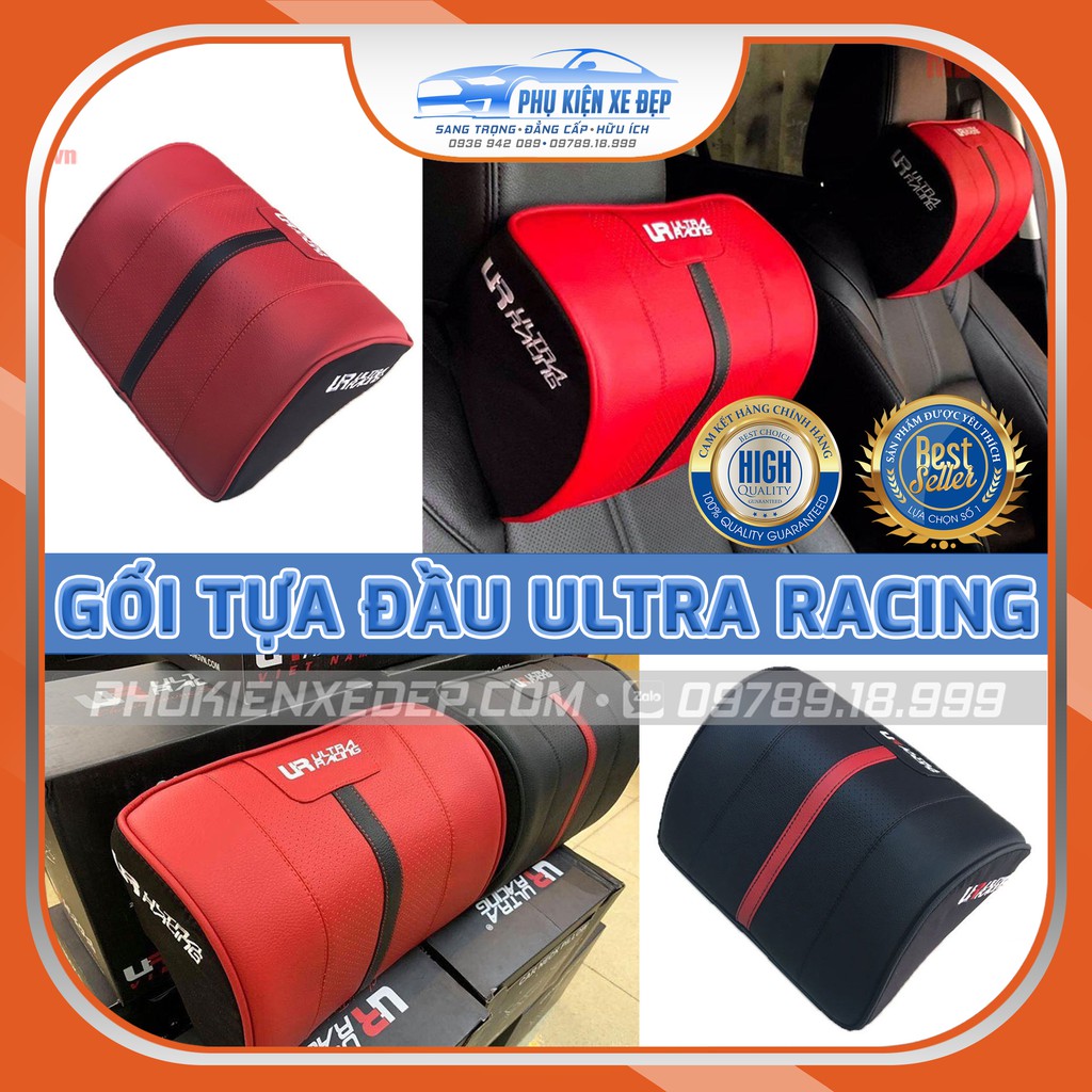 Gối tựa đầu ⚡FREESHIP⚡ ULTRA RACING chính hãng