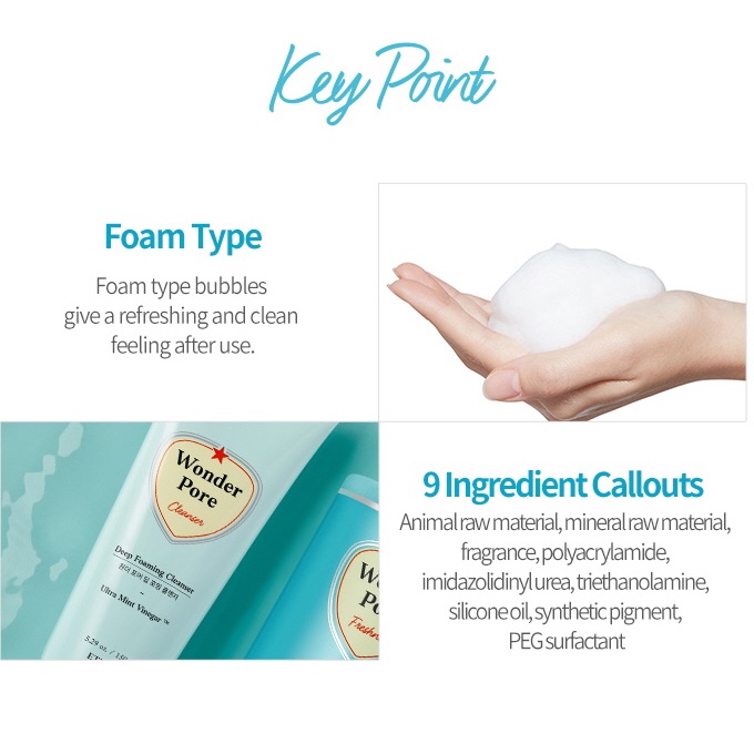 Sữa rửa mặt sạch sâu ETUDE giúp làm sạch lỗ chân lông hiệu quả chất lượng cao 150g