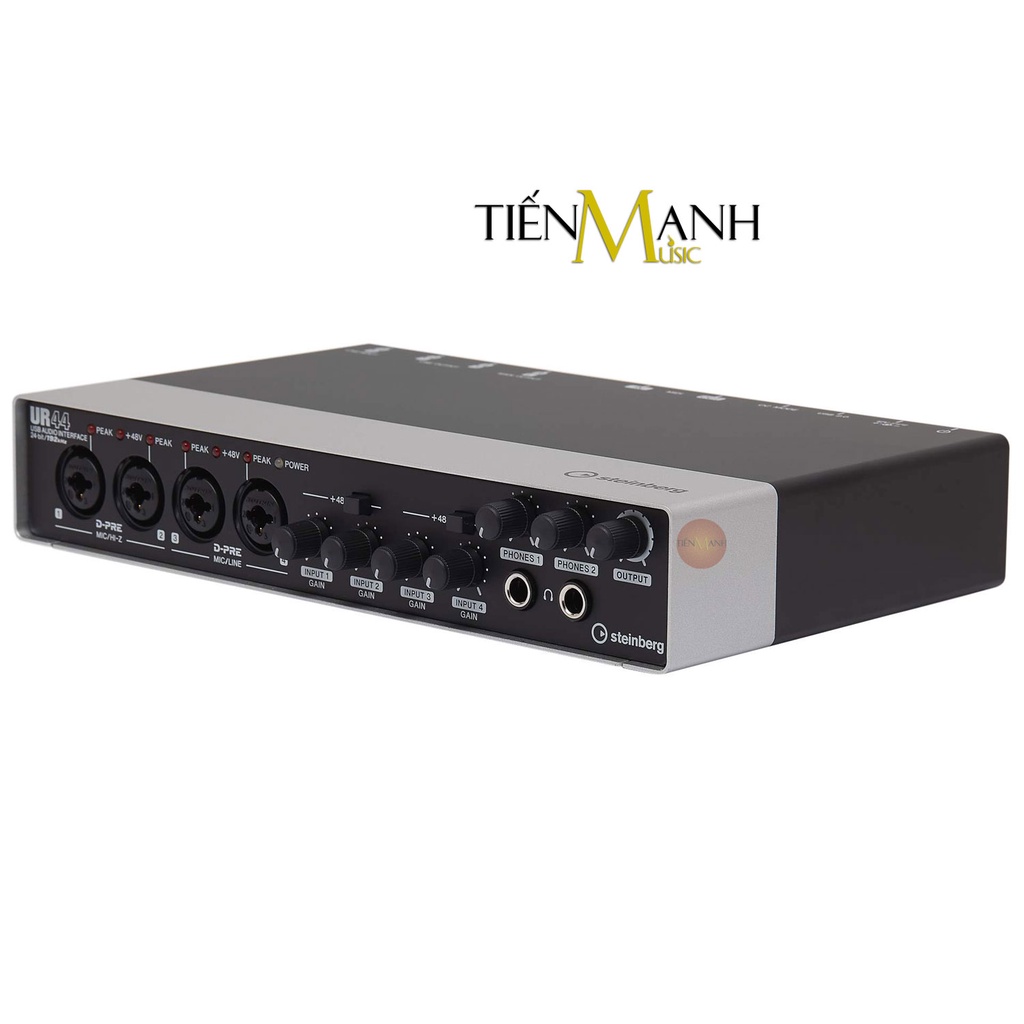 Soundcard Steinberg UR44 - Sound Card Bộ Thu Âm Thanh và Livestream Audio Interface