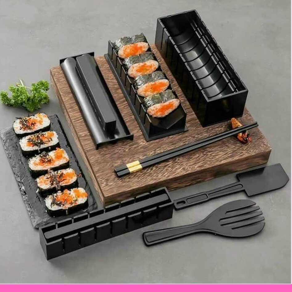 BỘ KHUÔN LÀM SUSHI 10 MÓN CAO CẤP SIÊU TIỆN ÍCH