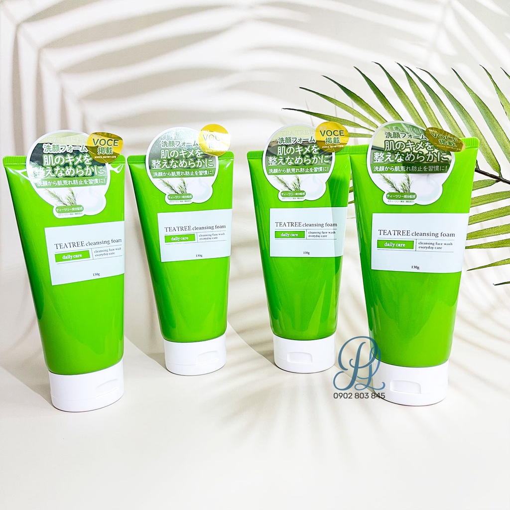 Sữa Rửa Mặt Hàng Ngày Chiết Xuất Tràm Trà Tea Tree Cleansing Foam 130g