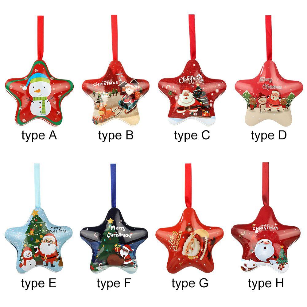 UUMIR Hộp pentagram tự làm năm trang trí nội thất quà tặng bao bì nguồn cung cấp bữa tiệc xmas trang trí kẹo chứa