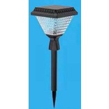 Đèn trụ cổng , đèn sân vườn năng lượng mặt trời , 7 chế độ màu , kèm điều khiển ,sáng 8-12h
