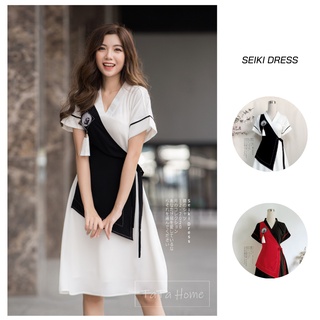 Đầm Trơn Seiki - Đầm Cách Điệu Phong Cách Nhật Bản