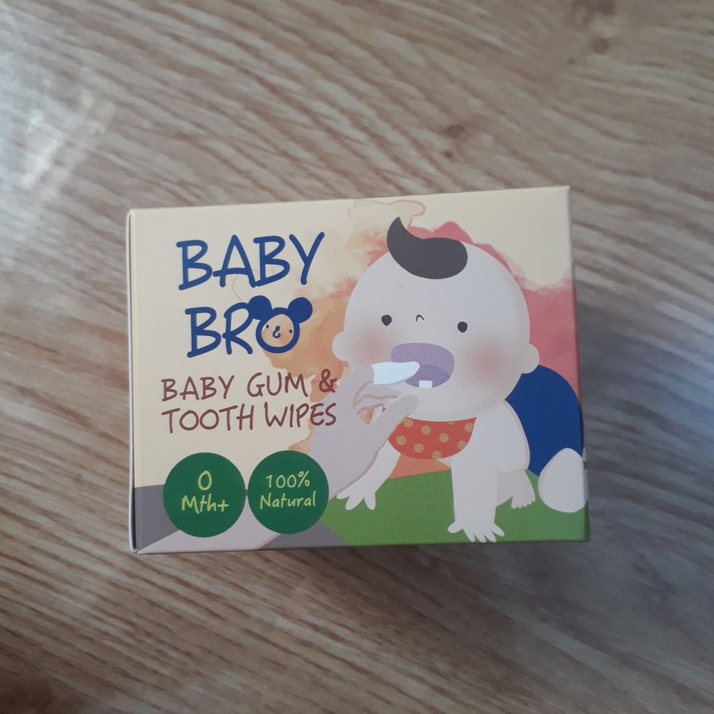 [CHÍNH HÃNG]Rơ Lưỡi Baby bro (Gạc Vệ Sinh Răng Miệng Xylytol Baby bro) Date mới