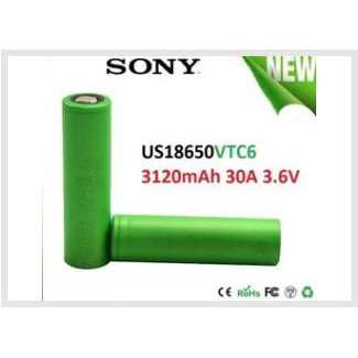 pin sony VTC6 3000mAh  xả 30A (test đủ dung lượng)