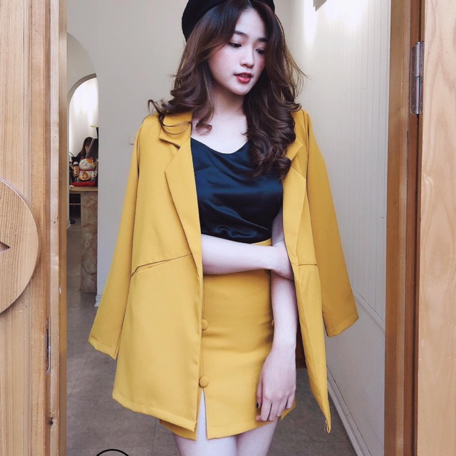 SET VEST VÀNG 3MÓN