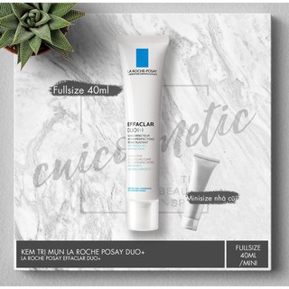 sale date 12/23 - Kem dưỡng da thông thoáng lỗ chân lông ngừa thâm và mụn La Roche-Posay Effaclar Duo+ 40ml