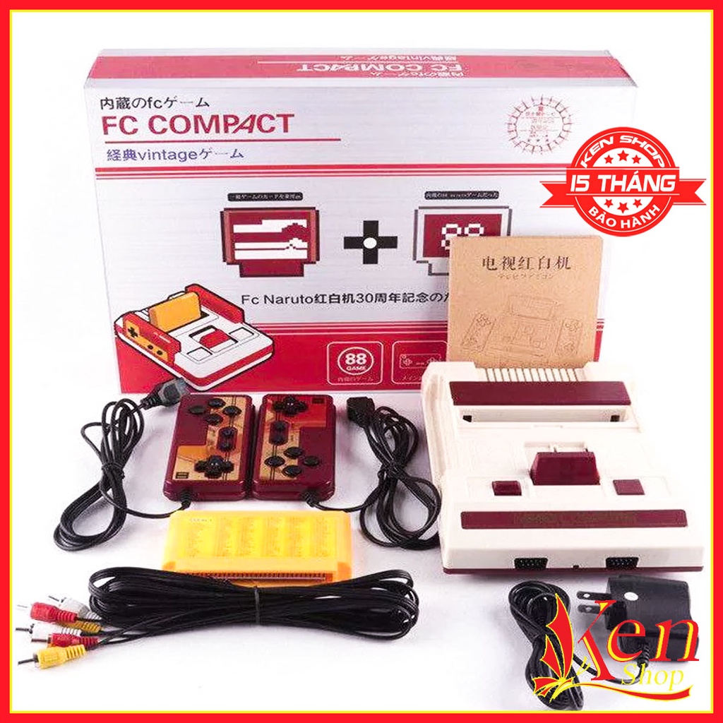 ⚡️Tặng Băng⚡️ Máy Chơi Game Kết Nối Ti Vi FC Compart - Tay Cầm Gamer Điện Tử 4 Nút