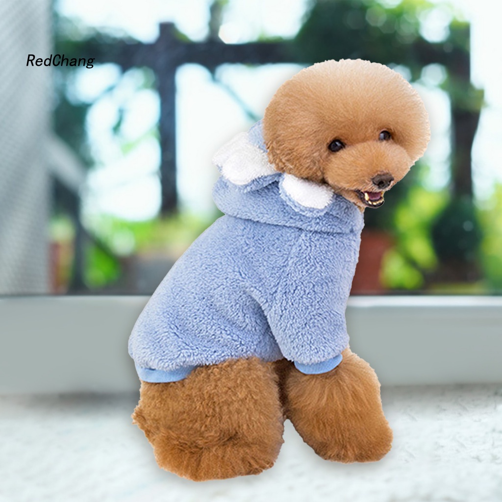 Rc ~ Áo Hoodie Vải Bông Hình Hoa Hướng Dương Dễ Thương Giữ Ấm Mùa Xuân Thu Cho Thú Cưng