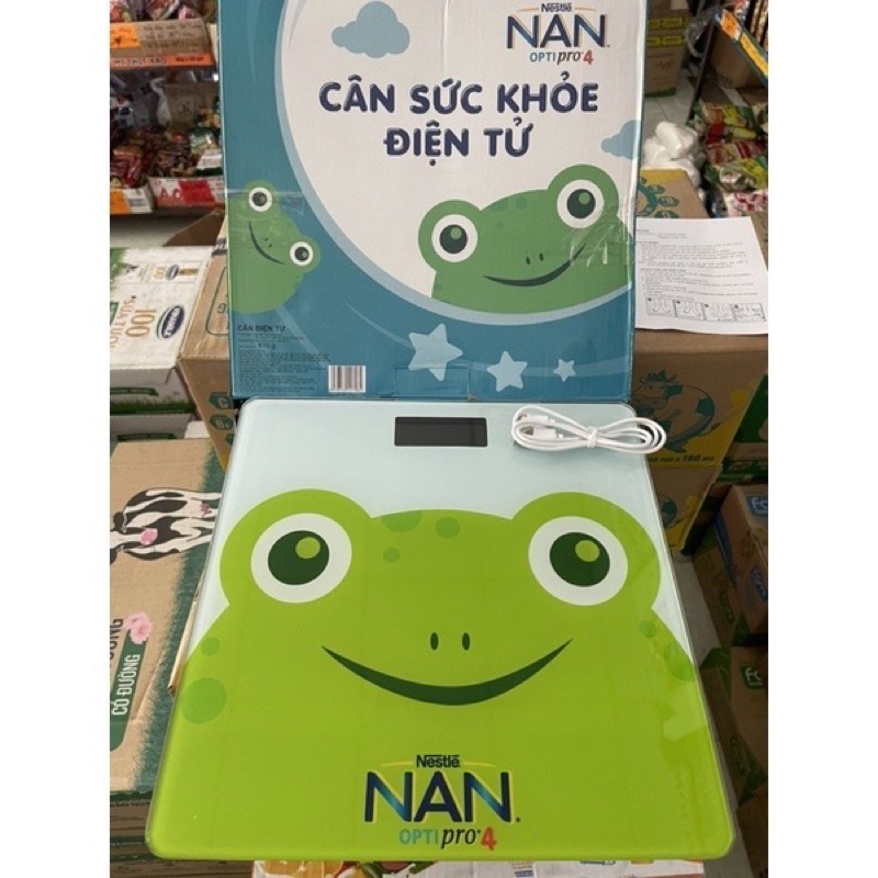 CÂN ĐIỆN TỬ SỨC KHOẺ KÈM DÂY SẠC (Hkm Sữa Nan)