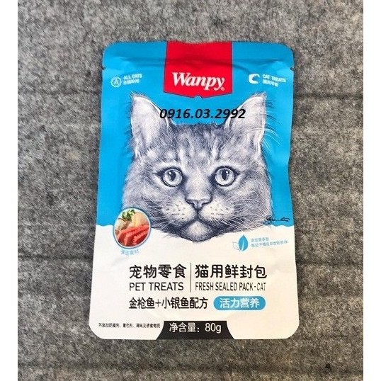Pate Wanpy, Pate chomeo Wanpy - Hộp 15 gói