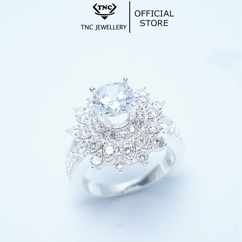 Nhẫn Nữ Bạc Ta 995 The Sun Sang Trọng Dành Cho Nữ