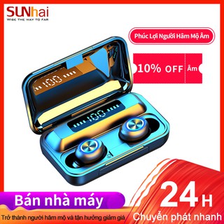 Tai nghe Bluetooth 5.0 Amoi F9 CD - LED dùng cho IPhone IOS Android