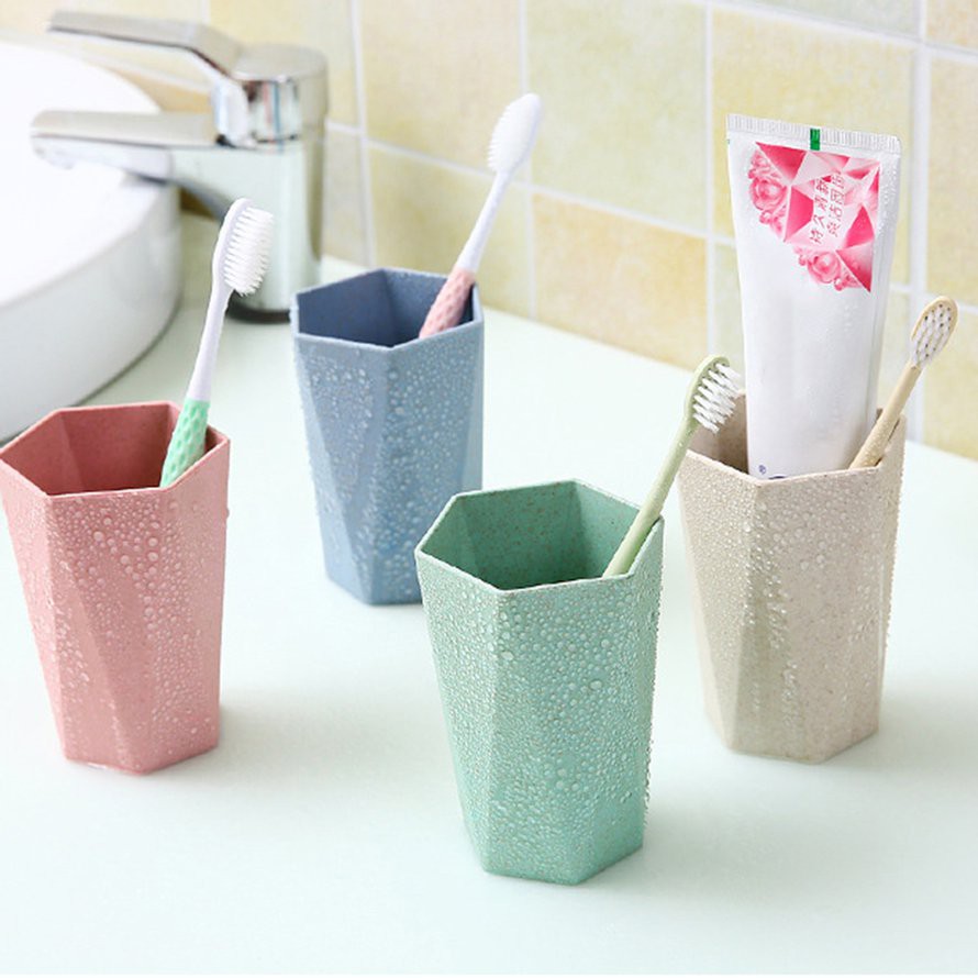 Cốc Đựng Bàn Chải Đánh Răng Bằng Chất Liệu Lúa Mạch Sáng Tạo