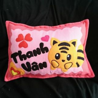 Bộ 5 gối và 2 vỏ gối handmade cho bé