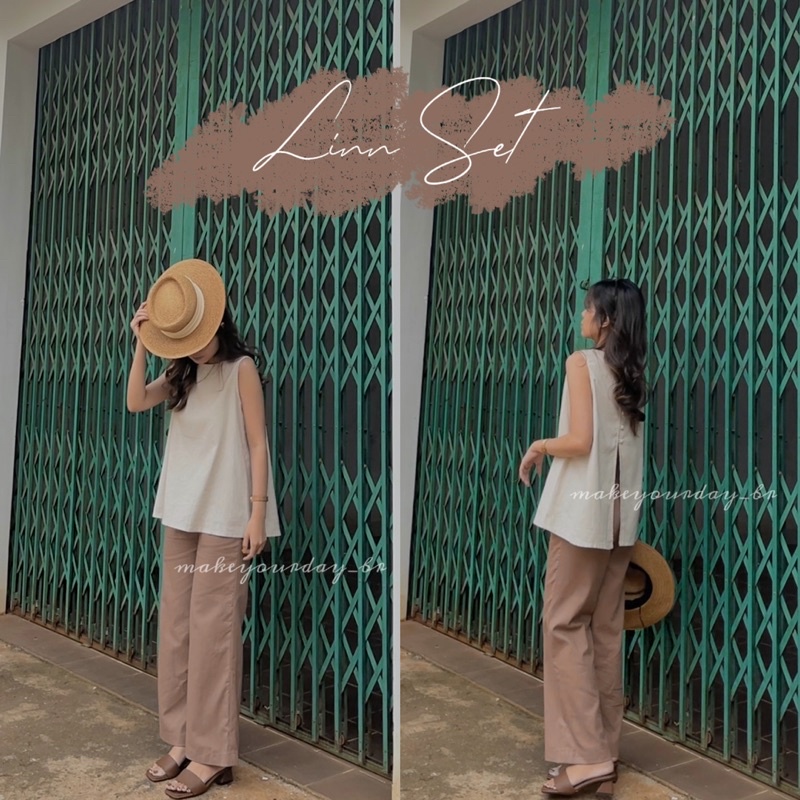 MYD. - Quần Dài Linen Thiết Kế Linn Pants