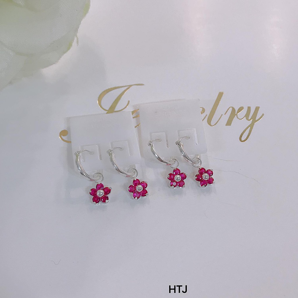 BÔNG TAI HOA BẠC CHO BÉ-BÔNG BÉ GÁI