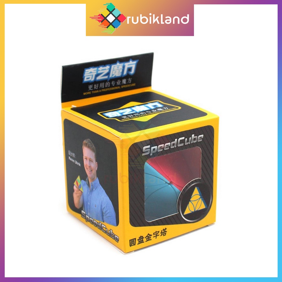 Rubik Biến Thể QiYi Ancient Coin Pyraminx Stickerless Rubic Tam Giác Biến Thể Đồ Chơi Trí Tuệ Trẻ Em