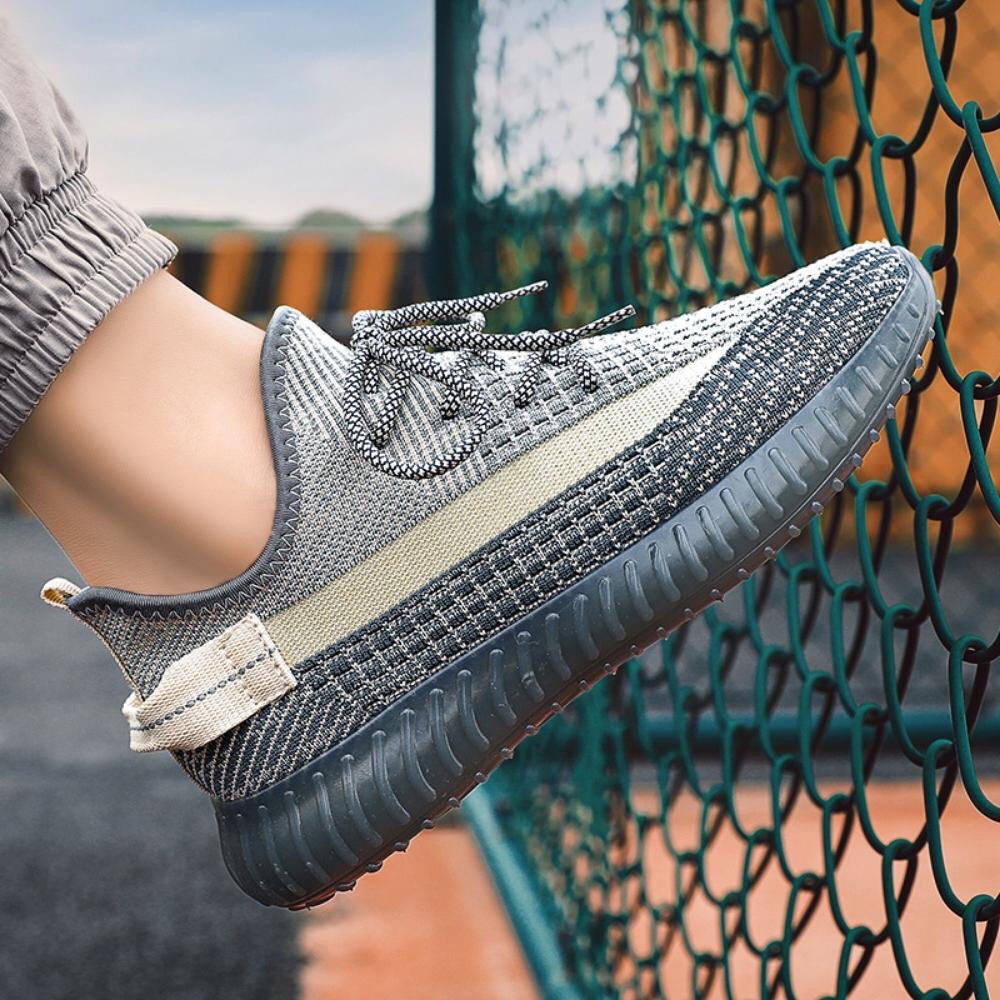 Giày nam thể thao đế êm vải thoáng khí - Giày nam màu loang siêu phẩm 2021