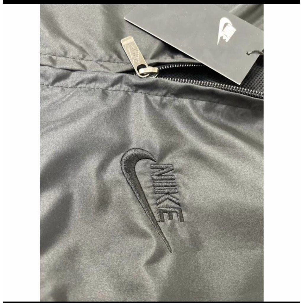 Áo khoác dù Nike Big Logo siêu hot, Jacket Vintage vải dù 2 lớp cao cấp thời trang Hàn Quốc - Yellow Bee