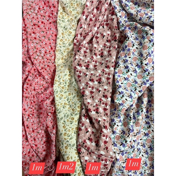 Vải lụa khúc 1m khổ 1m50