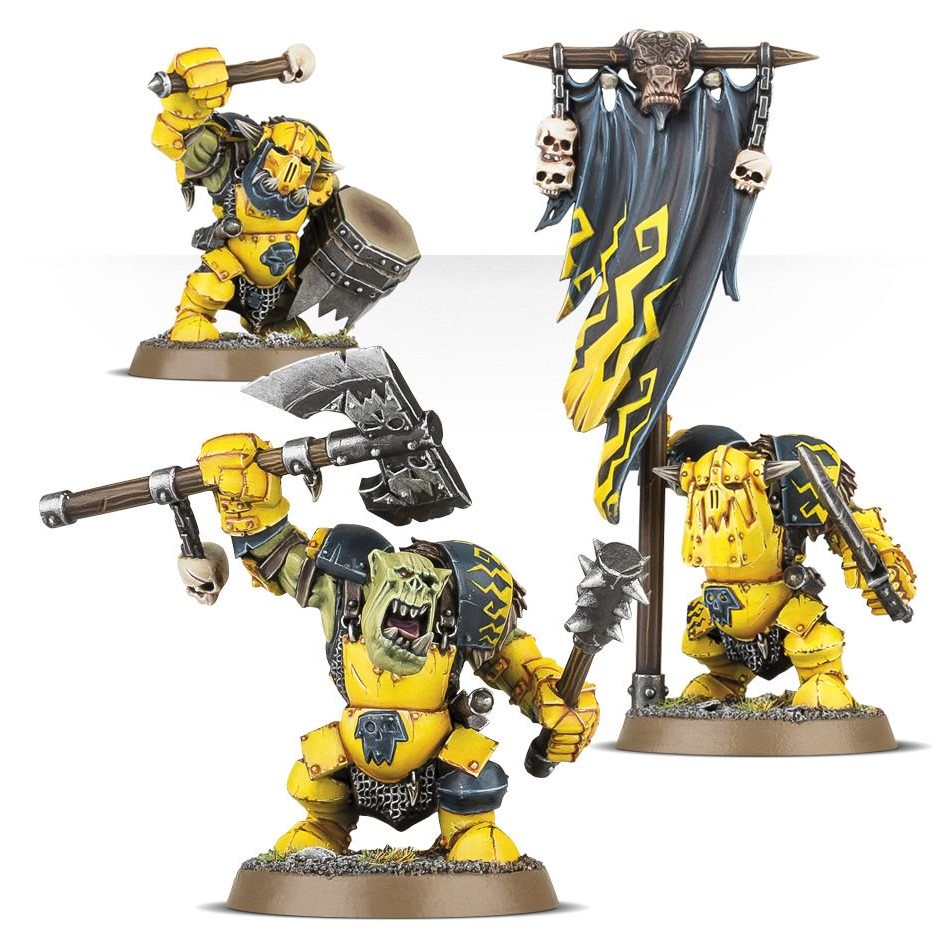 Mô Hình Warhammer Age Of Sigmar - Ironjawz - Orruk Ardboys