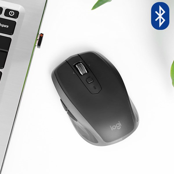 Chuột không dây Bluetooth Logitech MX Anywhere 2S - Sử dụng trên mọi bề mặt - BH 12 Tháng 1 đổi 1