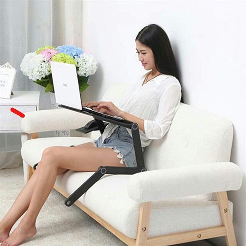 Bàn xoay laptop đa năng, giá đỡ máy tính đa năng,được làm bằng hợp kim sơn tỉnh điện