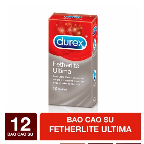 Bao cao su Durex Fetherlite Ultima 12 bao