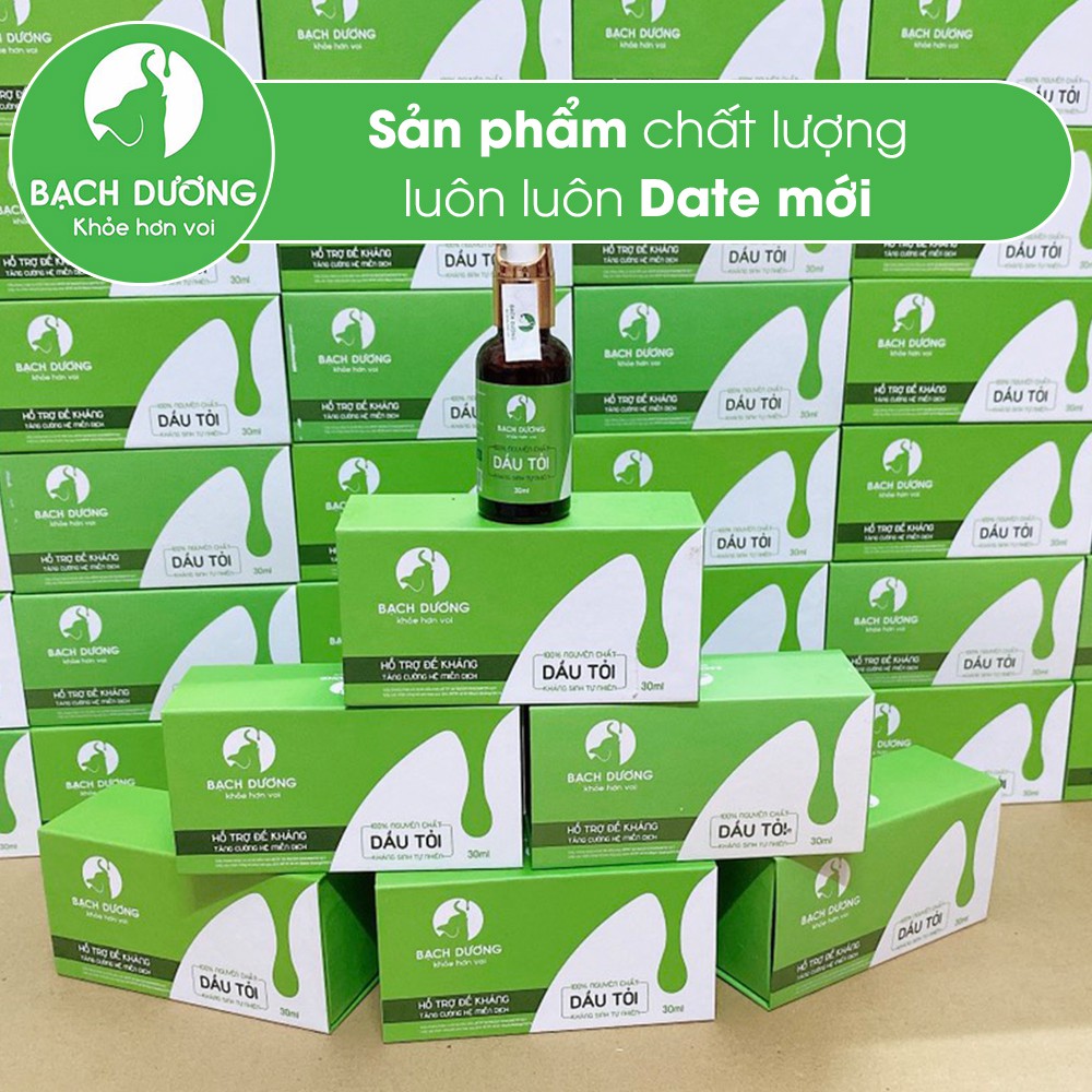 [FREESHIP] Dầu tỏi Bạch Dương Organic 30ml - Cho bé khỏe tự nhiên từ thiên nhiên