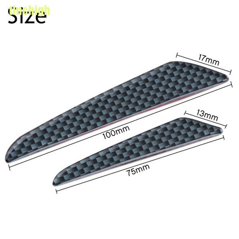 Bộ 4 Miếng Dán Viền Cửa Xe Hơi Chống Va Chạm Bằng Sợi carbon