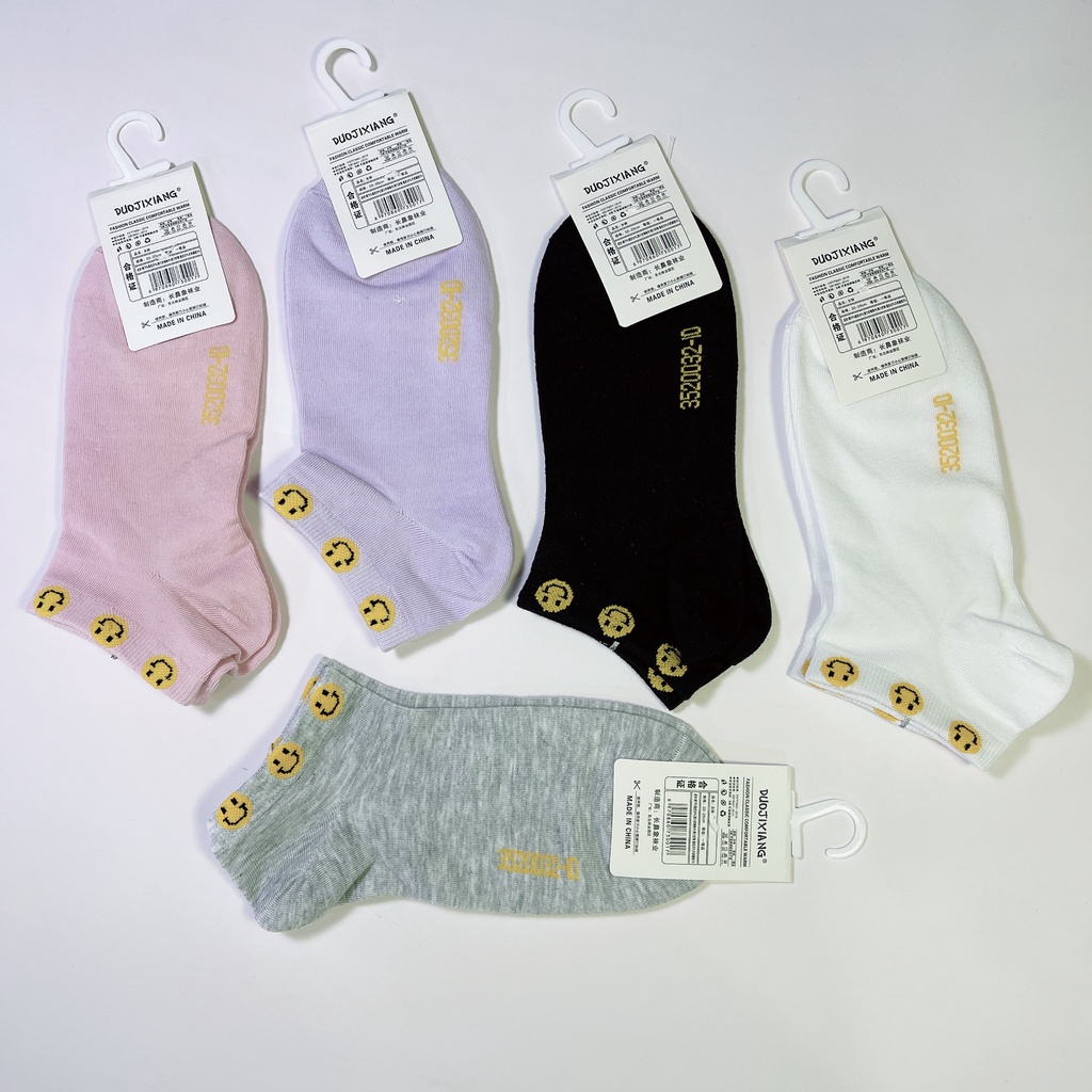 Vớ nữ thể thao cotton cổ ngắn và cổ cao