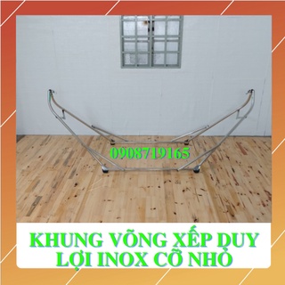 Khung võng xếp duy lợi inox cỡ nhỏ gồm khung