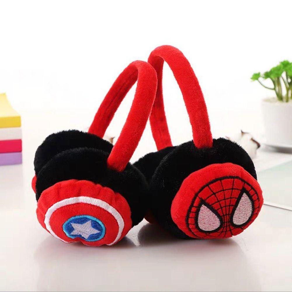 Chụp Tai Giữ Ấm Bằng Vải Bông Mềm Mại Chống Gió Hình Siêu Anh Hùng Dơi Thời Trang Có Thể Điều Chỉnh Cho