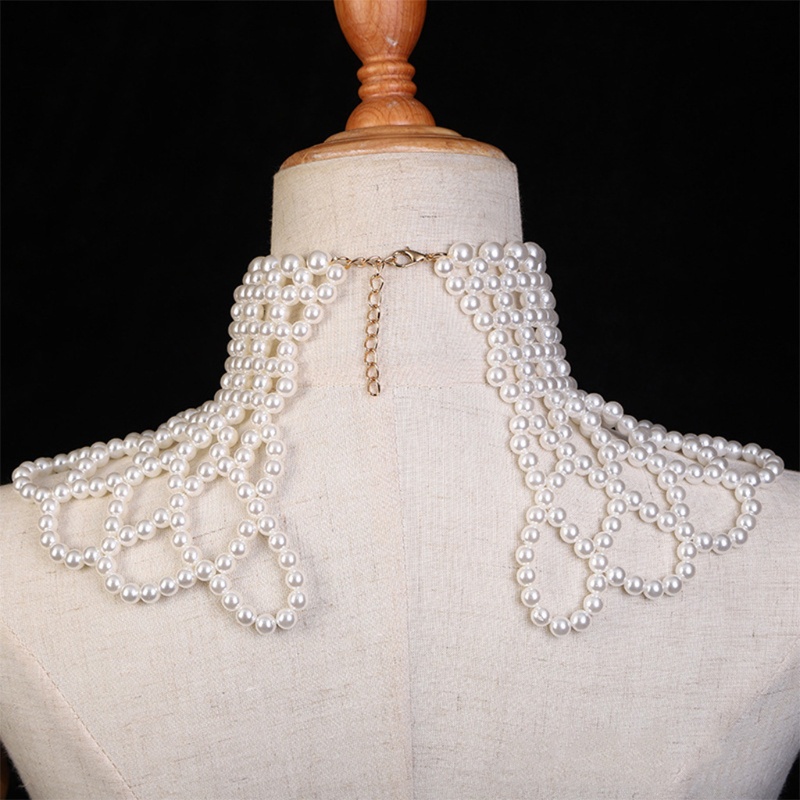 Vòng cổ Đính Ngọc Trai Có Thể Điều Chỉnh Kích Thước Thời Trang Cho Nữ