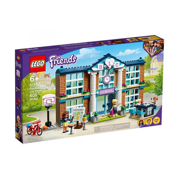 LEGO Friends 41682 Trường học thành phố Heartlake (605 chi tiết) Đồ chơi giáo dục lắp ráp cho bé gái