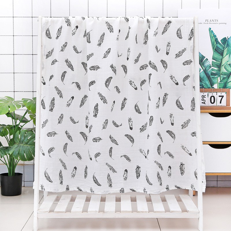 Chăn Cotton Muslin Cho Bé Kích Thước 120 * 110cm
