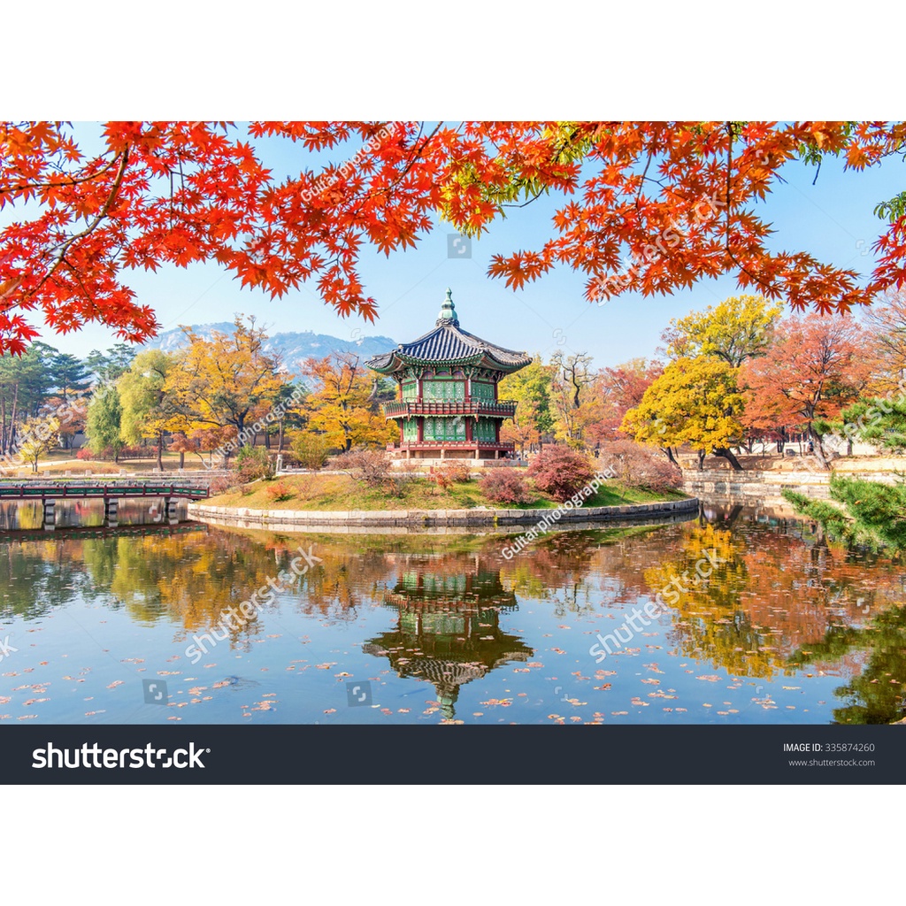 Tranh lụa 3D trang trí quán ăn, quán nướng đường phô - hẻm phố - góc phố HÀN QUỐC – KOREA