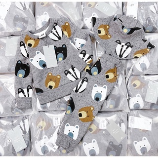 49. Bộ nỉ hoạ tiết animal dày ấm áp